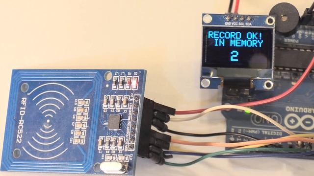 Arduino NFC EEPROM электронный ключ RC522 Card Read Module RFID OLED LCD Display смотреть онлайн