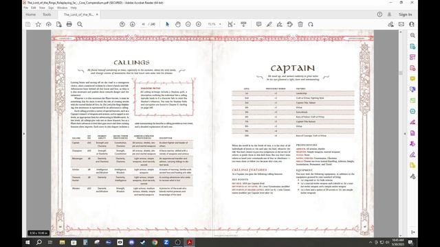 The Lord of the Rings™ Roleplaying 5E Core Compendium Review смотреть онлайн