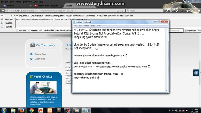 Bypass Not Acceptable And Concat_Ws SQL Injection | Krypton смотреть онлайн