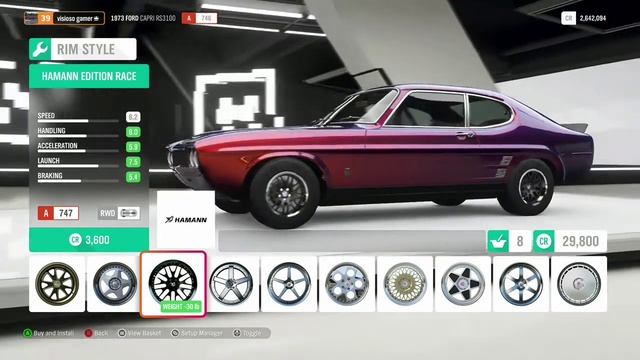 Forza horizon 4 | 1973 ford capri rs3100 customizations смотреть онлайн