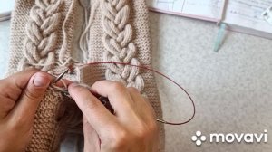 Лидер среди вязаных комбинезонов для малышей.Мастеркласс по комбинезону с косами «мишка».Часть 2