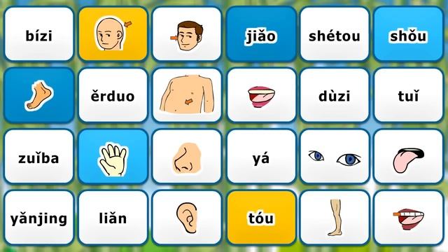 Learn Chinese In 3 Easy Steps: Body - Shēntǐ - 身体  English - Pinyin  Chinese Characters