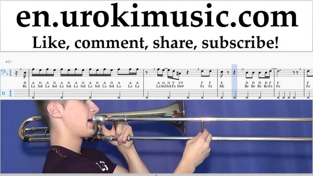 Trombone lessons Imagine Dragons - Natural Sheet Music Tutorial um-ih352 смотреть онлайн