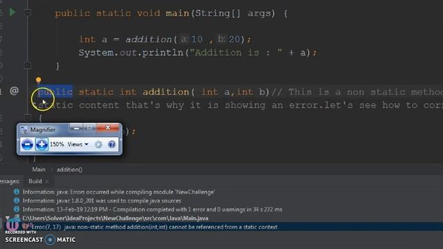 static method in java смотреть онлайн