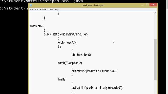 Java Exception Handling Introduction Exception Propagation 20160912 1441 12 смотреть онлайн