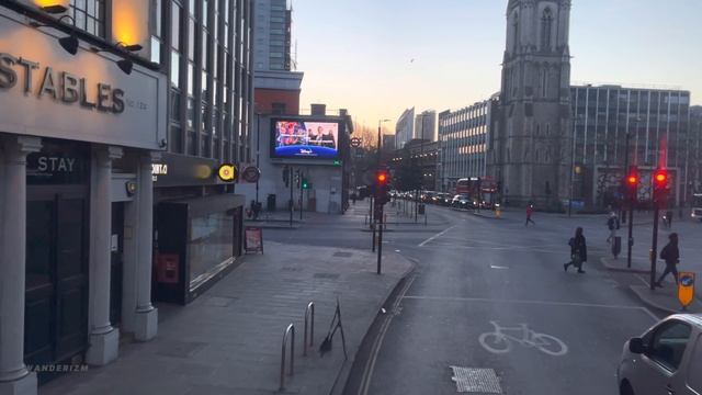 7AM London Bus Ride Through The Heart Of London - Oxford St, Piccadilly, Big Ben - Bus Route 453 ?