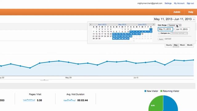 Google Analytics: Date Range Selector смотреть онлайн