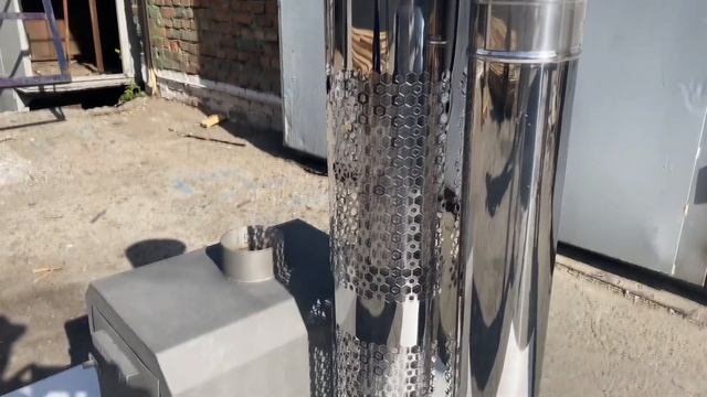 Внешняя печь AltWood 45 кВт для Офуро Фурако | Выносная печь для подогрева воды в купели смотреть онлайн