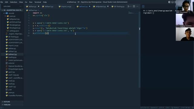 Cara Menambah Kalimat Dalam Baris di TXT Menggunakan Python смотреть онлайн