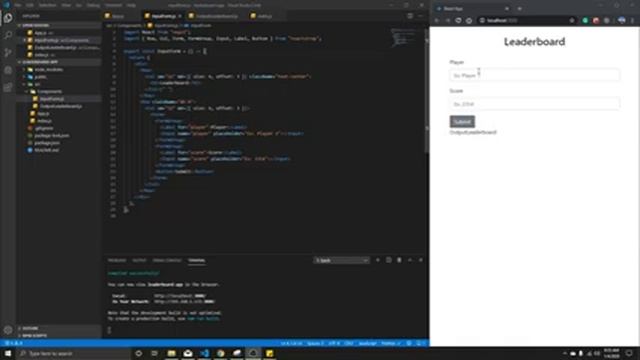 Simply Create Form in React with useState() hook смотреть онлайн