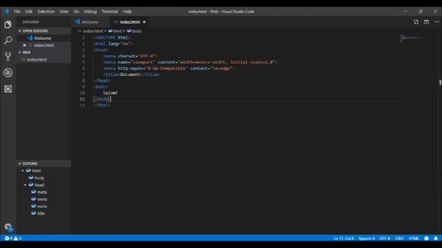 Web dasturlash. 4-dars. Oddiy 1-web sayt. смотреть онлайн