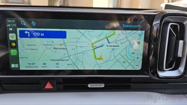 Навигация в Hyundai Mufasa 2023 из Китая с Baidu CarLife, Carplay, Яндекс Навигатор, русификация