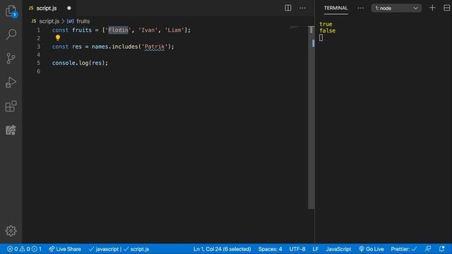includes Array Method | JavaScript Tutorial смотреть онлайн