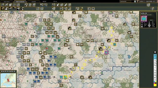 Gary Grigsby's War in the East 2 Tutorial - Part 6c Guderian Advances смотреть онлайн