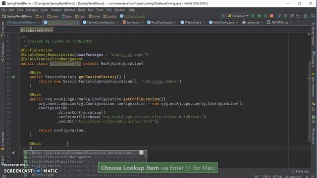 Spring MVC with Neo4J (part: 1) смотреть онлайн