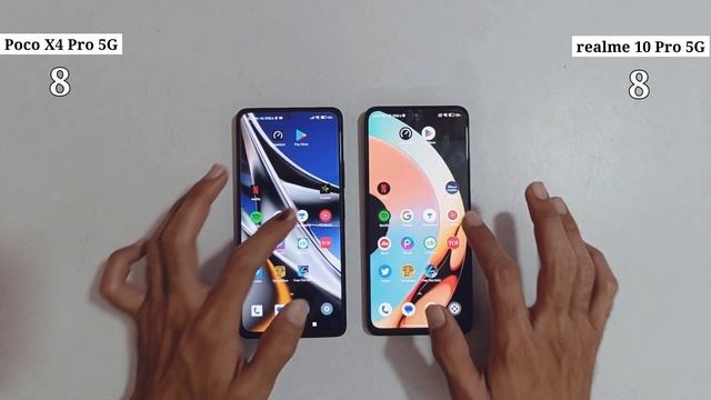 Poco X4 pro 5g vs realme 10 pro 5g global Speed Test & Comparison | Snapdragon 695 vs 695 ? смотреть онлайн
