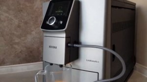 Кофемашина Nivona CafeRomantica 821. Готовим американо. Слушаем, как работает система.