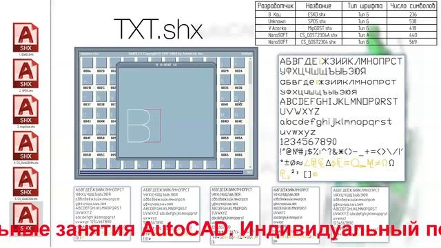 Аutocad дарси 2d autocad - да TTF и SHX даги шрифтлар autocad учун ГОСТ 2 304 81 бўйича смотреть онлайн