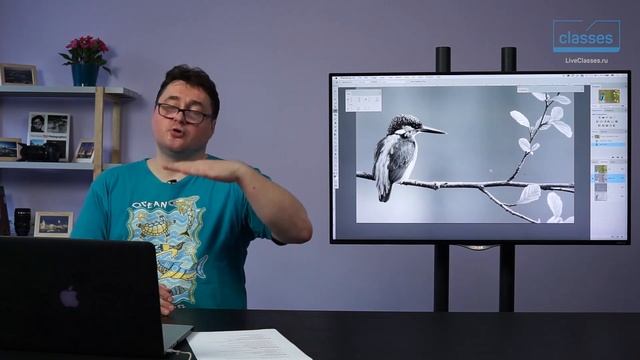 Яркостный канал Lab. Adobe Photoshop: перевод изображений в ч/б и тонирование. Андрей Журавлев смотреть онлайн