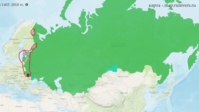 Границы России БЫЛО СТАЛО 1900 по 2019 смотреть онлайн