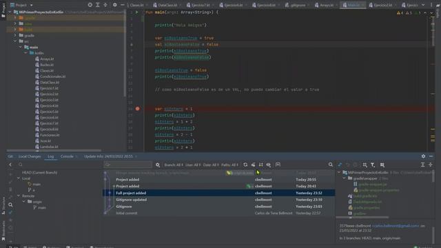 APÉNDICE GIT 2 - Descargando el proyecto - Curso Kotlin desde cero 2022 смотреть онлайн