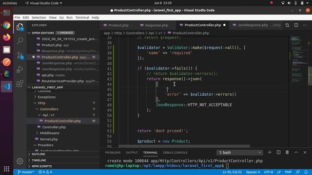 Laravel #6: Manual Validator and Json Response [Tagalog] смотреть онлайн