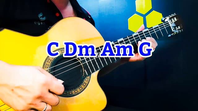 Backing Track C Dm Am G| Guitar