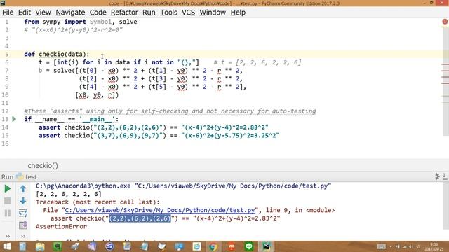#003-002 Python 数学 連立方程式を解かせる。 смотреть онлайн