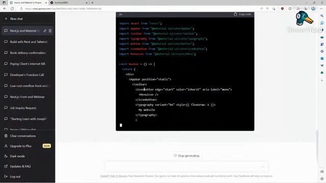 Creating a Responsive Web App with Next.js 13 and Material UI v3 смотреть онлайн