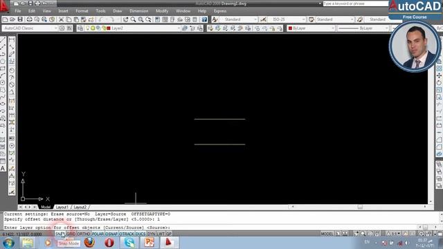 AutoCAD Free Course... (19) Offset смотреть онлайн