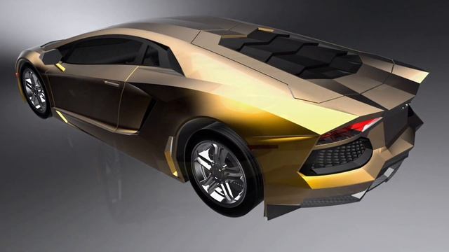 Creating the Lamborghini Aventador LP 700 3d model. смотреть онлайн