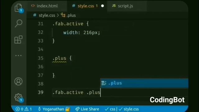 Collapsed Action Bar - Using HTML CSS JavaScript смотреть онлайн