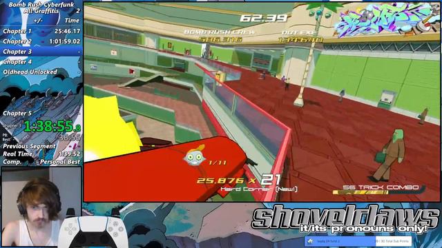 September 13, 2023 | Bomb Rush Cyberfunk | Stream Title: "BLIND RACE OF A NEW CATEGORY (pb attempts смотреть онлайн