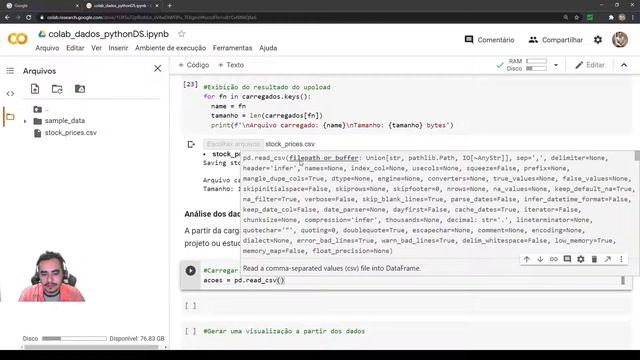 #03 PYTHON GOOGLE COLAB - CARGA DE ARQUIVOS смотреть онлайн
