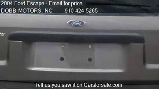 2004 Ford Escape XLS - for sale in Fayetteville, NC 28304 смотреть онлайн