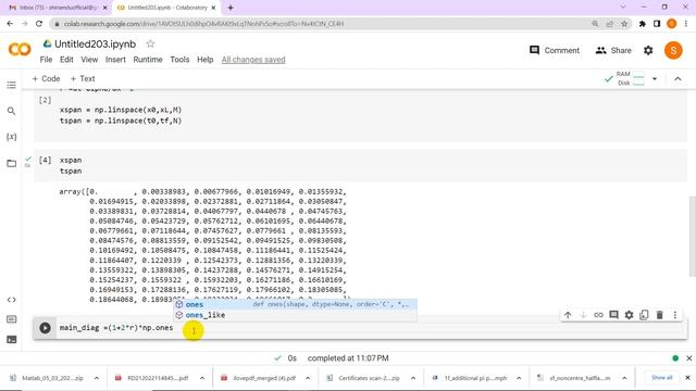 Python code BTCS scheme to solve Unsteady Heat Conduction смотреть онлайн