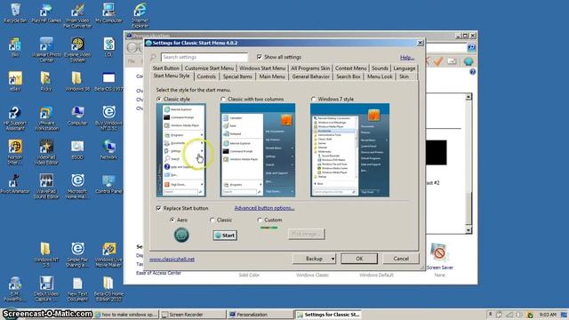 How to make Windows 7 look like Windows 98 Part 1 - Classic Desktop смотреть онлайн