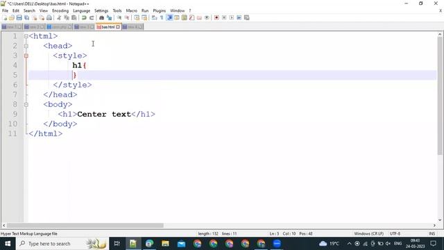 How to center text in HTML | Center tag in HTML смотреть онлайн