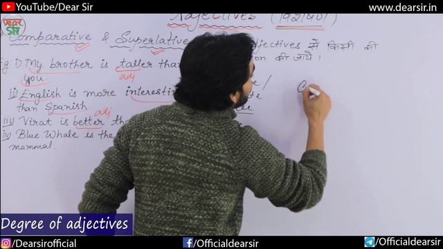 Adjective | Adjectives In English Grammar | Adjectives | Concept/Words/Definition/Clause/Phrase