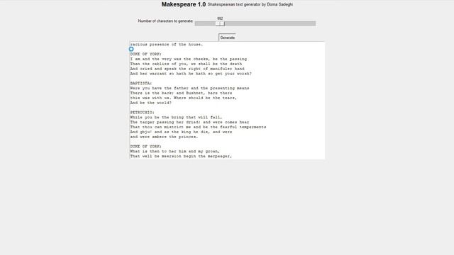 Makespeare, an AI Shakespearean Text Generator смотреть онлайн
