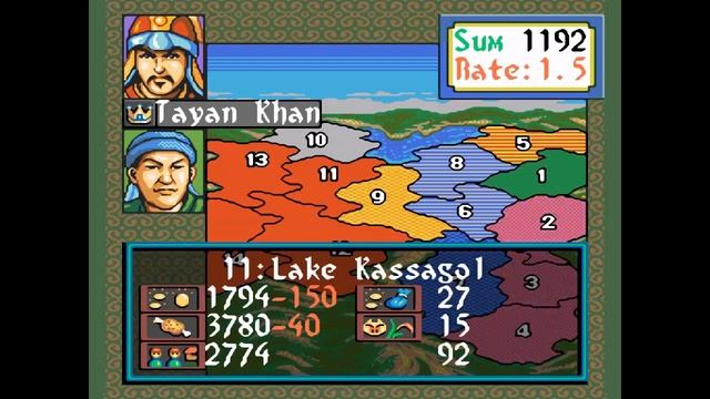(SMD) Прохождение Genghis Khan II. Сценарий 1 Mongol Conquest. смотреть онлайн
