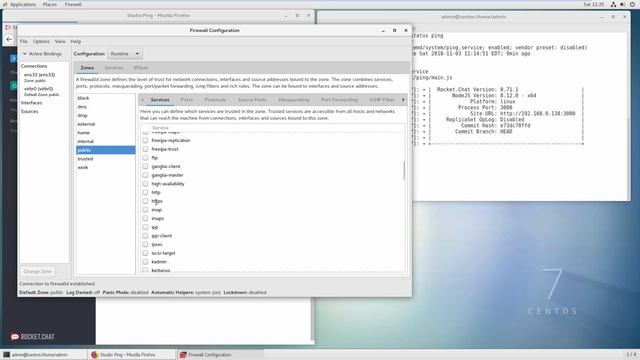 Rocket.Chat #06 How to setup firewall to access Rocketchat in local network смотреть онлайн