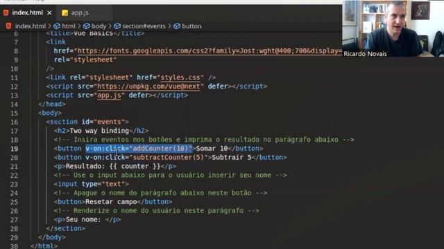 Two way data binding - Vue JS смотреть онлайн