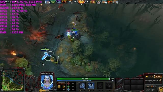 Dota 2 Reborn FX 6300 + R7 370 Benchmark [Maxed Out 1080p 60+ fps] смотреть онлайн