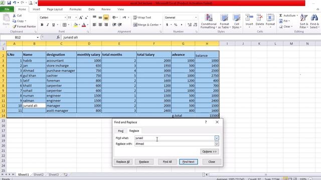 Basic Excel Course 3rd Lecture | Learn Excel Online смотреть онлайн