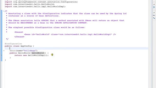 @BEAN SPRING FRAMEWORK ANNOTATION смотреть онлайн