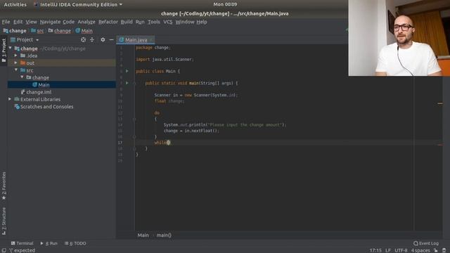 How to return change (greedy algorithm) - Java Programming смотреть онлайн