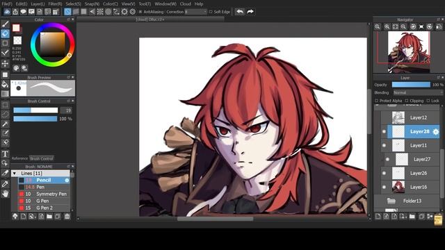 「Speedpaint」Diluc Redraw || Genshin Impact || Medibang Paint Pro смотреть онлайн