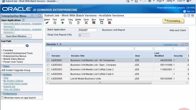 Oracle EnterpriseOne - Package Deploys 8.12 and higher смотреть онлайн