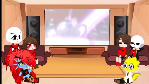 UNDERFELL REACT TO SCOUNDREL!SANS VS EPIC!SANS (REQUEST)